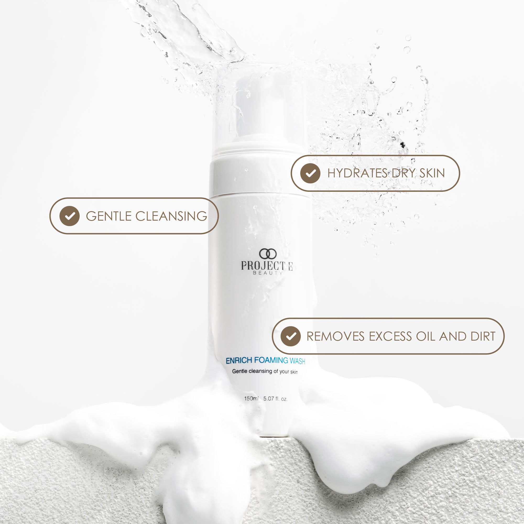 Project E Beauty Enrich Foaming Wash - Project E Beauty