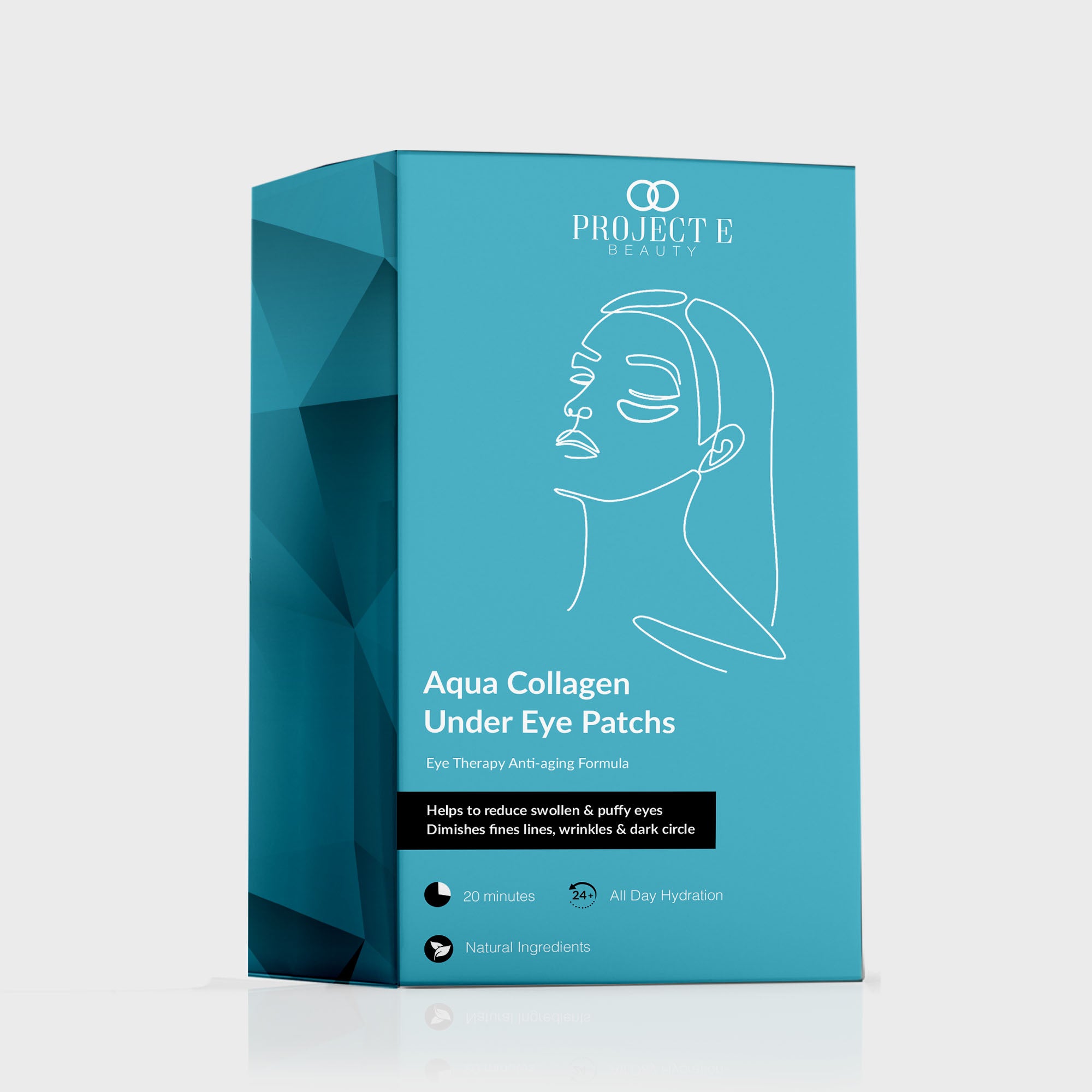 Aqua Collagen Under Eye Patches - Project E Beauty