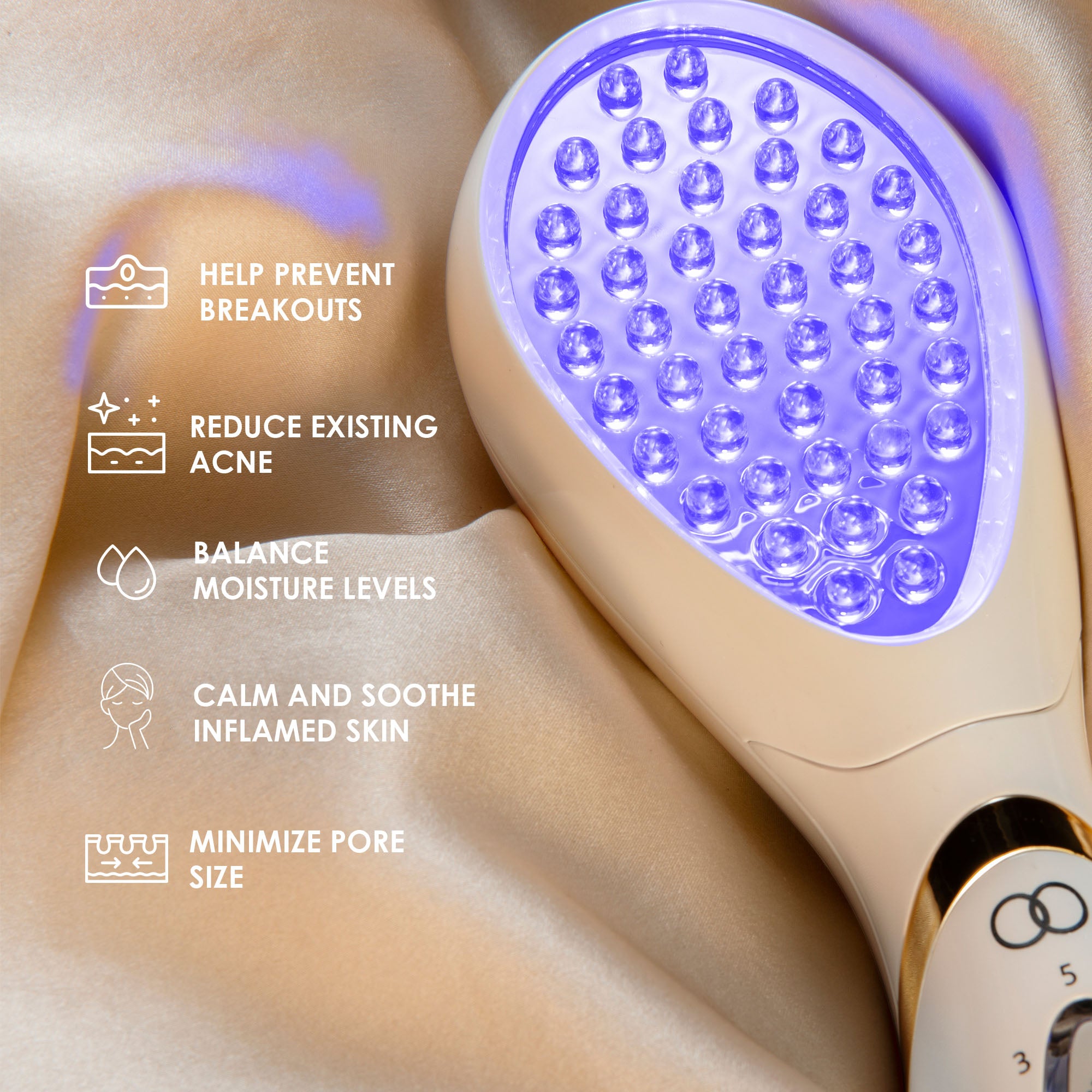 LumaGlow Blue | Anti-Acne LED Light Therapy Wand - Project E Beauty