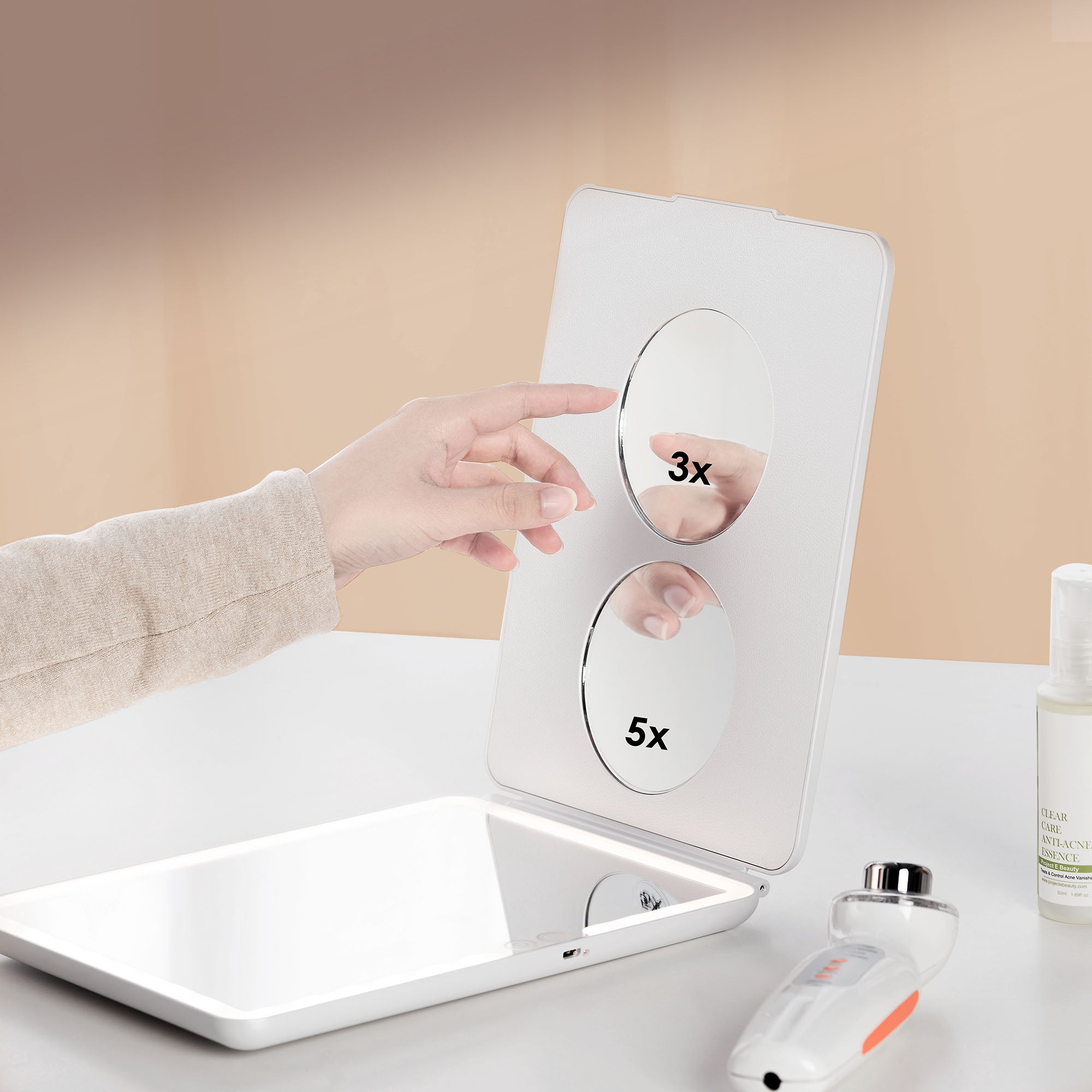 Mirrorvio+ | LED Travel Mirror - Project E Beauty